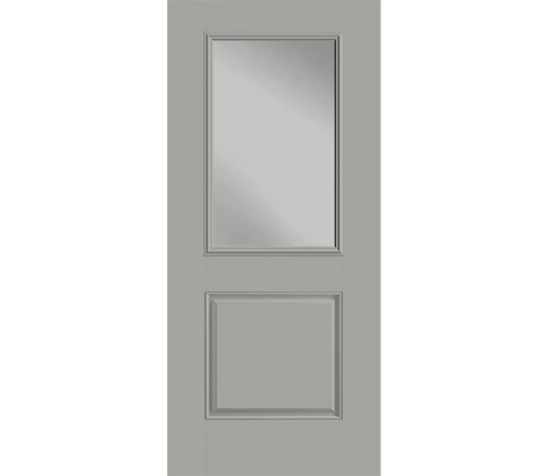 Lincoln Half Light 1 Panel Fiberglass Entry Door