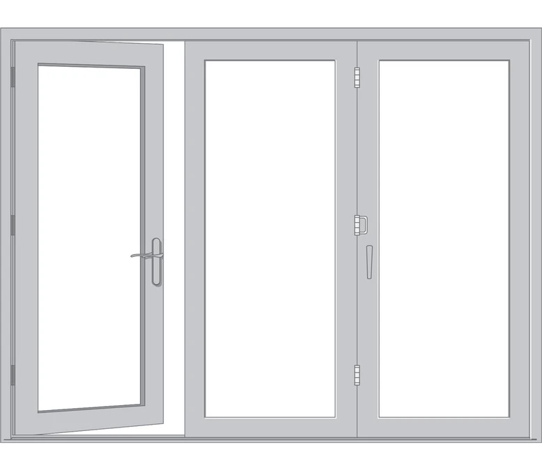 Lincoln Pella Architect Reserve Series Contemporary Bifold Patio Door