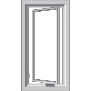 Lincoln Pella Hurricane Shield Series Vinyl Casement Window